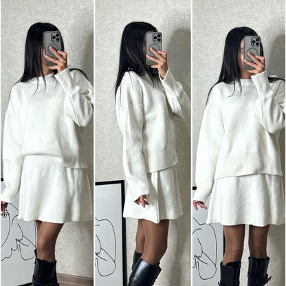 Solid Casual Preppy Knit