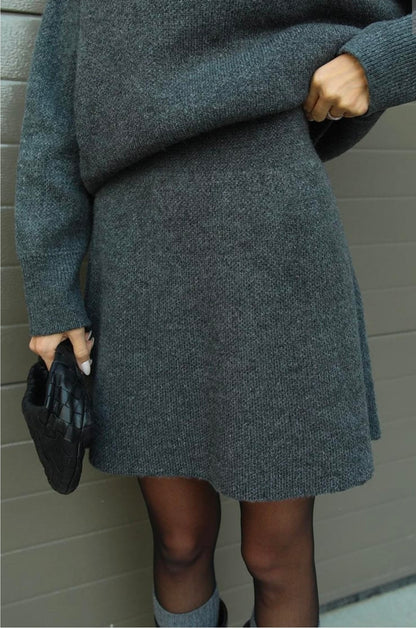 Solid Casual Preppy Knit