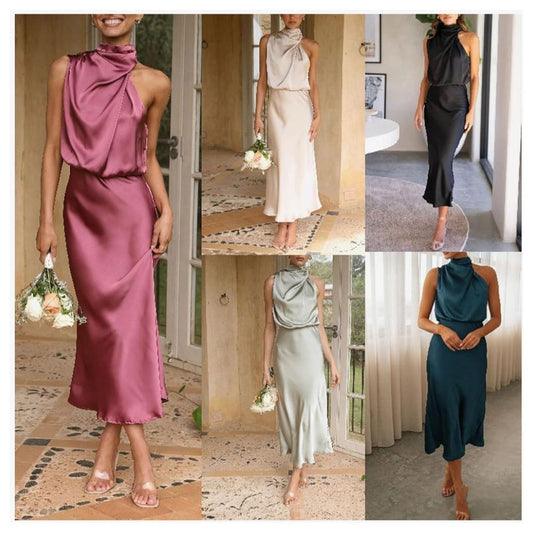 Lina Elegant stylish Satin Dress