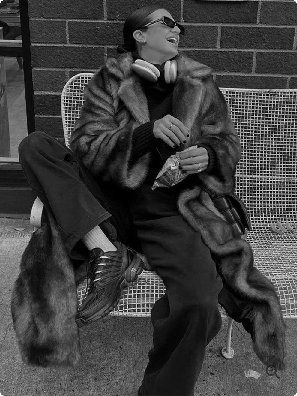 Seraphina – Luxurious Imitation Mink Winter Coat