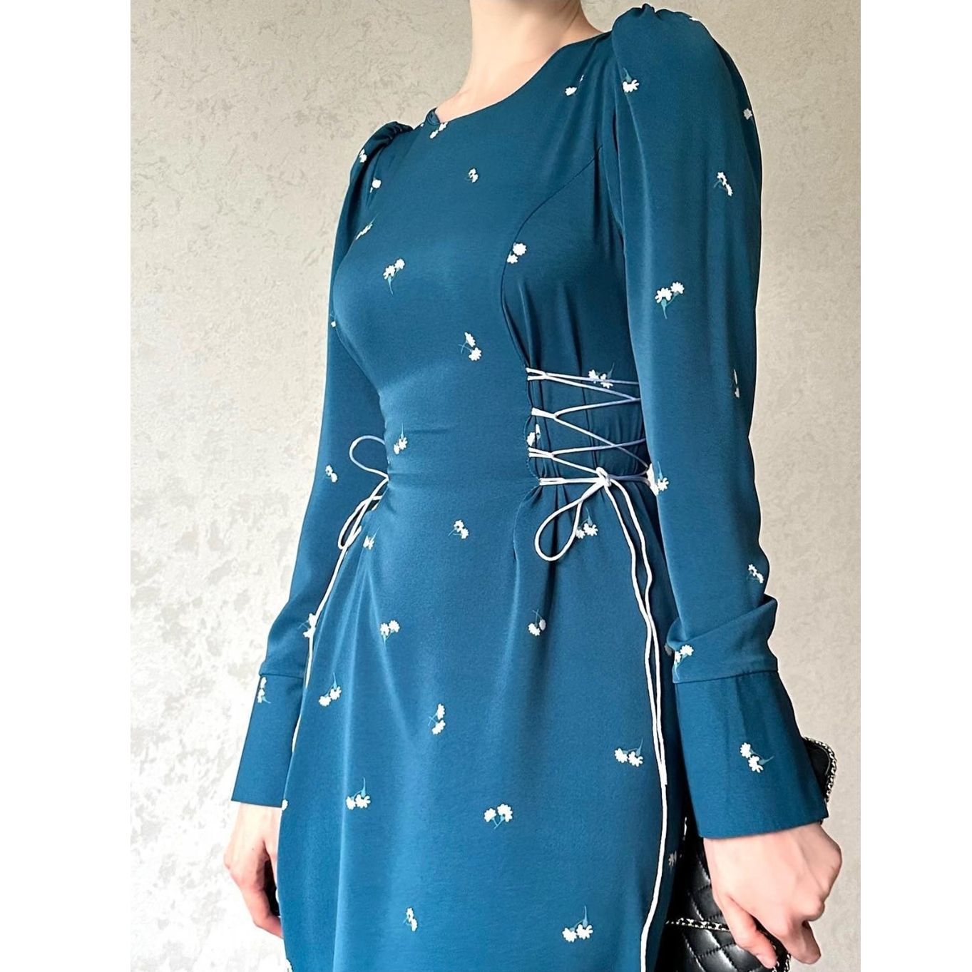 Elegant Long Waist Dress for Women