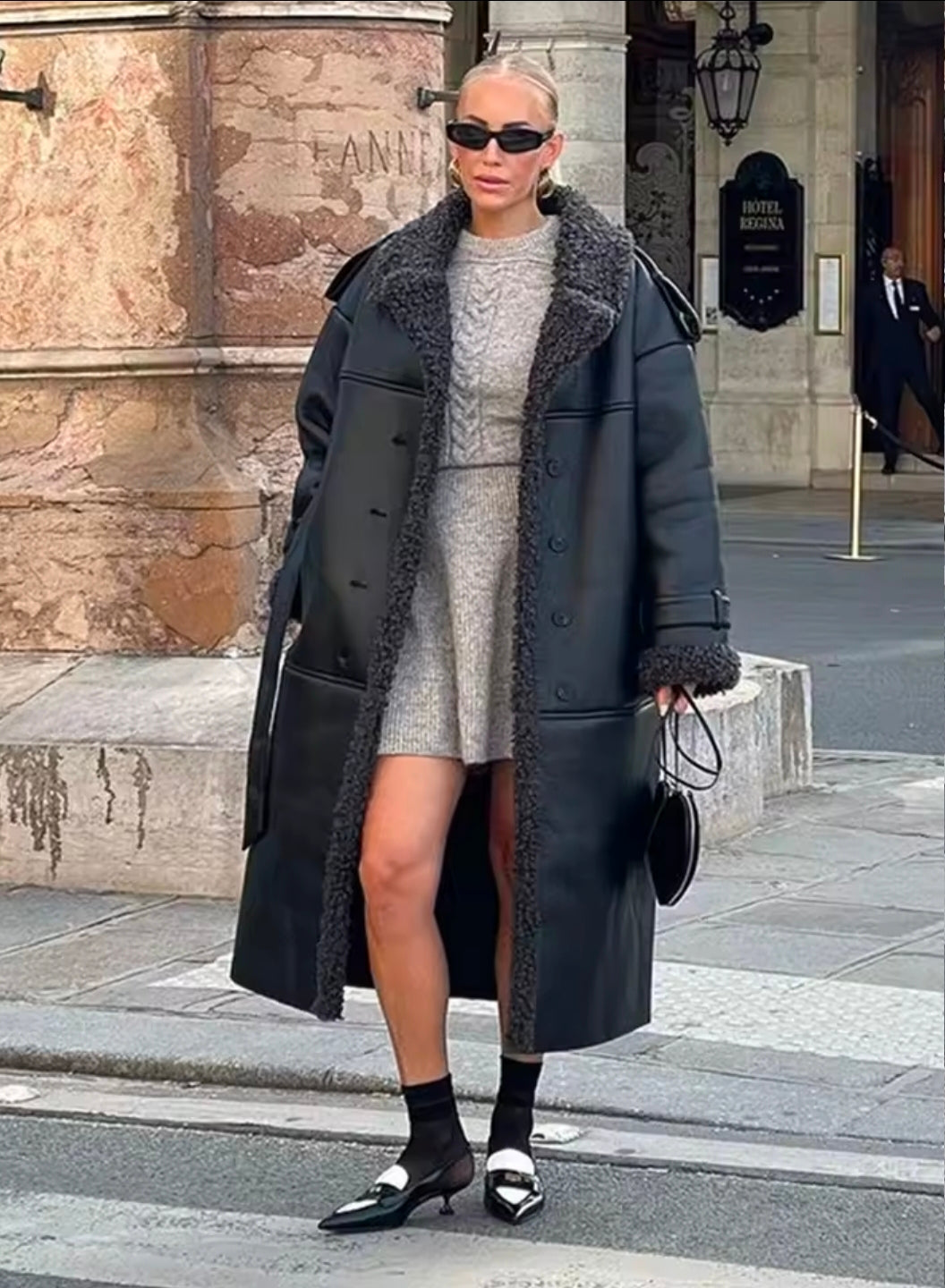 Liora – Long Belted Lightweight Coat