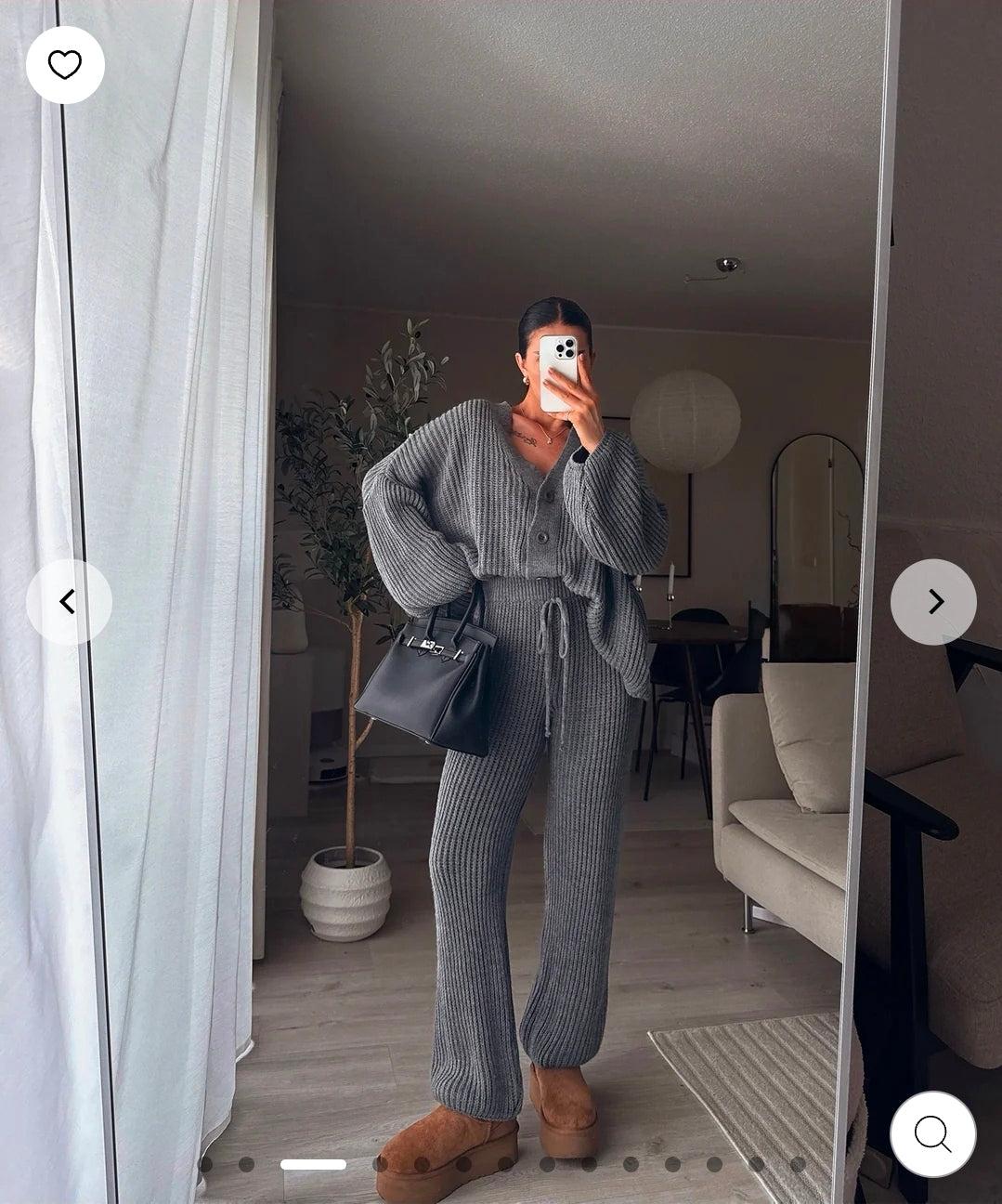 Cozy Knit Thermal Pajama Set