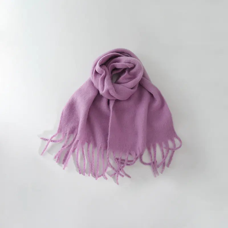 Lunaria Macaron Cashmere-Feel Scarf