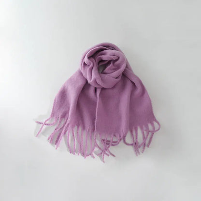 Lunaria Macaron Cashmere-Feel Scarf