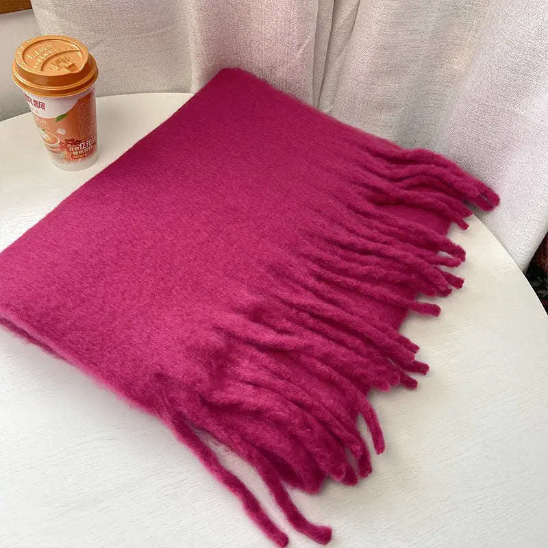 Lunaria Macaron Cashmere-Feel Scarf