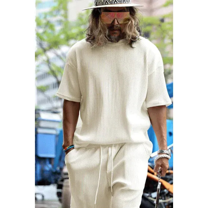 Men's Striped Sports & Leisure Suit