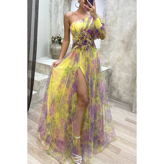 Eva  Luxury fashion Long Dress