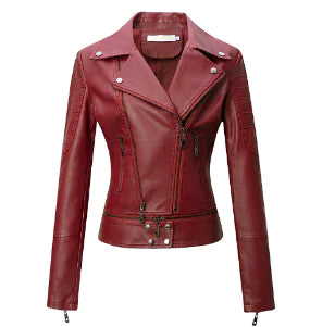 Genuine Leather  - Short Blazer Style