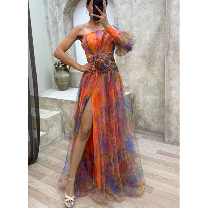 Eva  Luxury fashion Long Dress